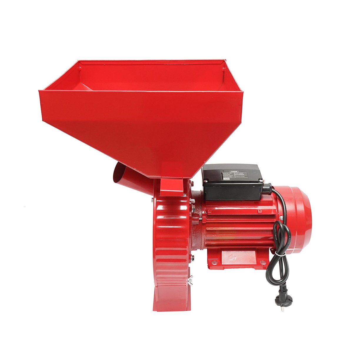 Moara cereale elctrica 3.9 KW, 220V, viteza 2850 r/min, capacitate 240 Kg/h, 4 site incluse THOR